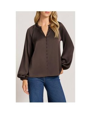 Matty M Lottie Long Sleeve Top - Black