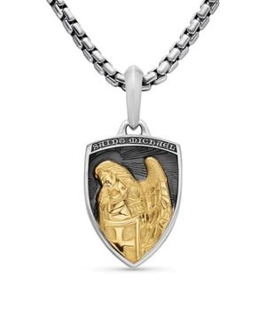 David Yurman St. Michael Shield Amulet - Metallic