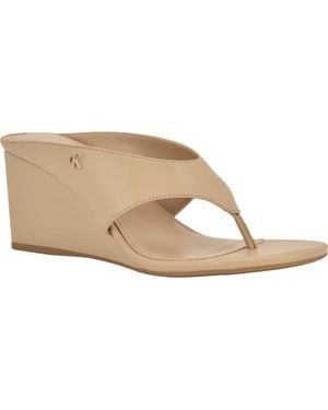 Calvin Klein Marchela Wedge Sandal - Natural