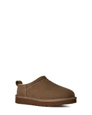 UGG Classic Micro Genuine Shearling Lined Slip-On - Brown