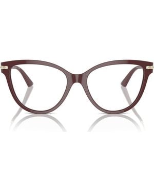 Jimmy Choo 52Mm Cat Eye Optical Glasses - Brown