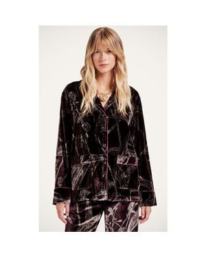 La DoubleJ Pajama Shirt - Black