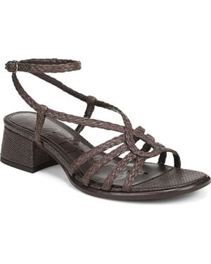 Sam Edelman Fletcher Ankle Strap Sandal - Metallic
