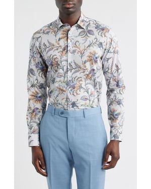 Etro Roma Cotton Muslin Dress Shirt - Multicolor