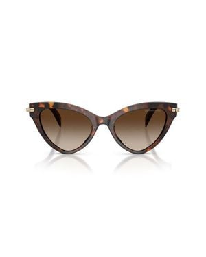 Michael Kors Roanoke 52Mm Gradient Cat Eye Sunglasses - Brown