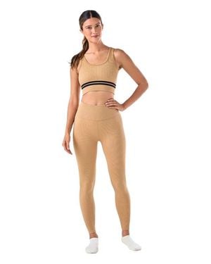 Tavi Seamless 7/8 Rib Legging - Natural
