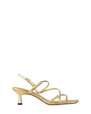 Sandro Sandals With Straps - Metallic