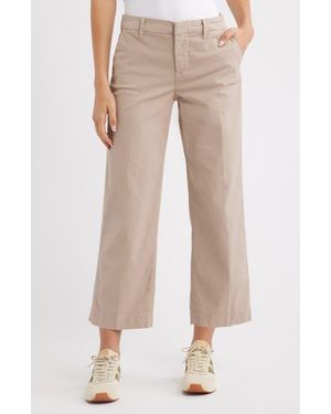 Frank & Eileen Westport Wide Leg Pants - Natural