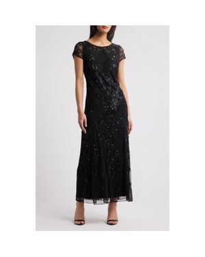 bodycon sheer mesh dress InstantFigure Short Dress With Sheer Mesh Deep V-Neck 168226 Black / L