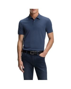 BOSS Pallas Cotton Piqué Polo - Blue
