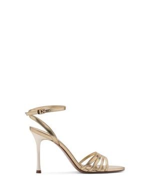 Mango Ankle Strap Sandal - White