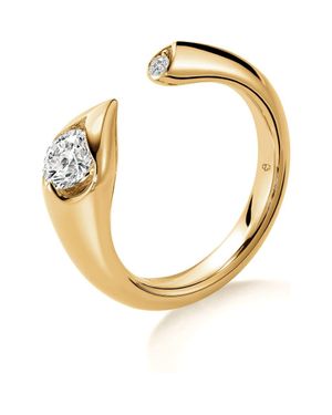 Hearts On Fire Lu Droplet Open Ring - Metallic