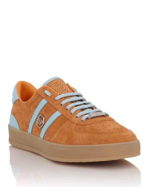 Philipp Plein Low-Top Sneakers Retro Rebel - Brown