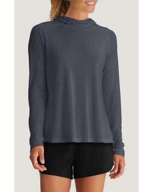 Free Fly Lightweight Performance Ii Hoodie - Blue