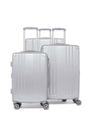 CALPAK Ambeur 3-Piece Metallic Luggage Set - Gray