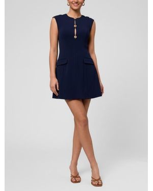 Rachel Roy Ricki Sleeveless Mini Dress - Blue