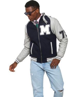 Members Only Varsity Jacket - Blue