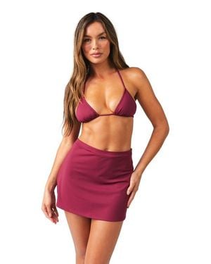 Vitaly Tropica Swim Skirt - Red