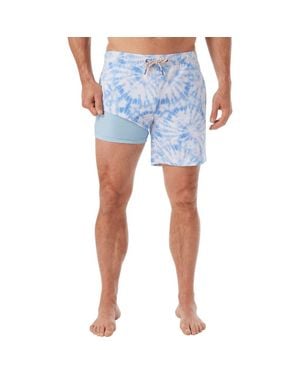 Fair Harbor Bayberry Water Repellent Swim Trunks - Blue