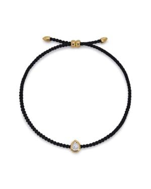 Monica Vinader Lab Grown Diamond Slider Bracelet - White