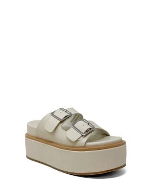 Shu Shop Lucinda Platform Slide Sandal - White