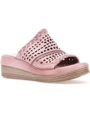 A.s.98 Sturgis Wedge Sandal - Pink