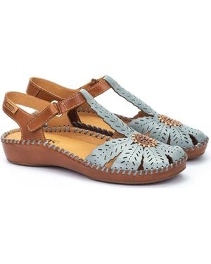 Pikolinos Vallarta T-Strap Sandal - Blue
