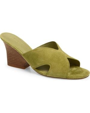 Cecelia New York Faye Wedge Slide Sandal - Green