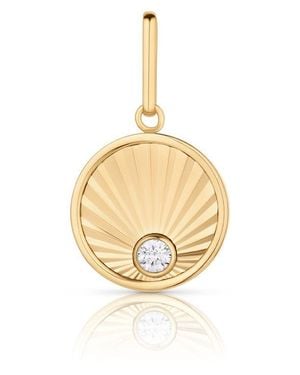 Thatch Birth Of Venus Cubic Zirconia Charm - Metallic