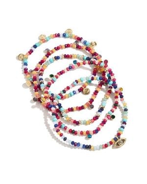 BaubleBar Evil Eye Layered Bracelet - White