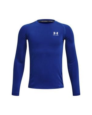 Under Armour Kids' Ua Heatgear Long Sleeve Graphic Tee - Blue