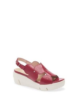 Wonders Platform Sandal - Pink