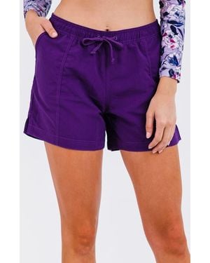Calypsa 4 Board Shorts - Purple