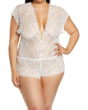 Coquette Lace Romper - White