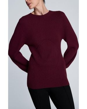 Kenneth Cole Seamless Mock Neck Sweater - Purple
