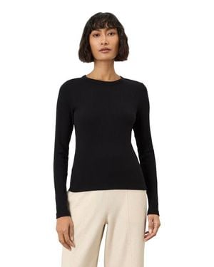 Pact Perfect Rib Layering Long Sleeve Made With Organic Cotton - Black