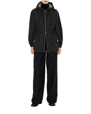 Burberry Nylon Hooded Jacket - Black