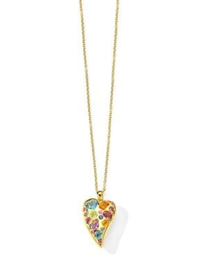 Ippolita Rock Candy Valentina Crystal Heart Pendant Necklace - Metallic