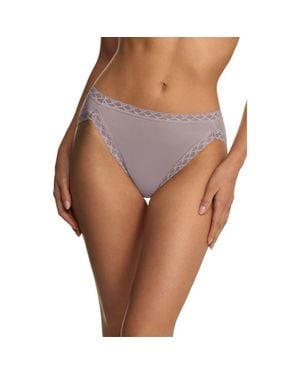 Natori Bliss Cotton French Cut Briefs - Brown