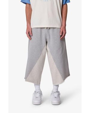 MNML Extra Long Paneled Sweatshorts - Multicolor
