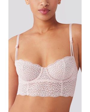 B.tempt'd Untamed Underwire Longline Demi Bra - Multicolor