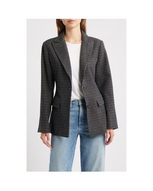 Rails Doris Plaid Blazer - Black