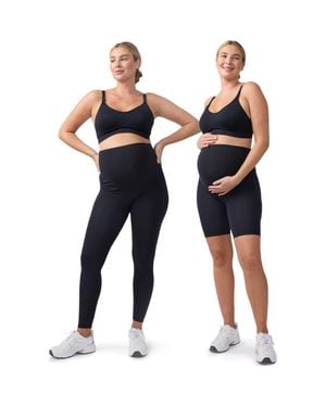 Ingrid & Isabel Contour Active Legging + Bike Short - Blue