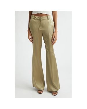 Ramy Brook Vivienne Silk Flare Leg Pants - Natural