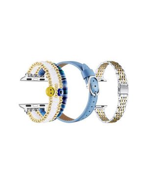 The Posh Tech Set Of 3 Apple Watch Watchbands - Blue