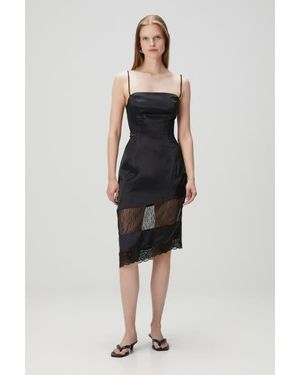 Pcfg Pure Silk Dress - Black