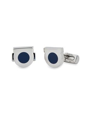 Ferragamo Gancio Cuff Links - Blue