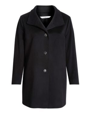Fleurette Grace Wool Coat - Black