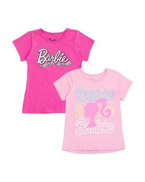 Barbie Sensory Friendly 2-Pack T-Shirts - Pink