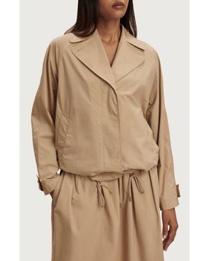 Varley Petra Boxy Blouson Jacket - Natural